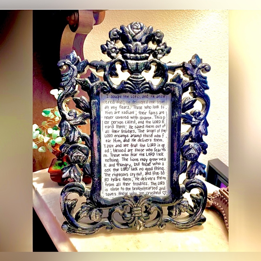 Handwritten: Words of Peace and Hope ♥️🕊️